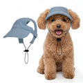 Rbenxia Dog Sun Hat with Ear Holes Pet Summer Baseball Beach Visor Hat