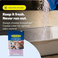 PetSafe ScoopFree Odor Control Crystal Cat Litter, Lavender Scent, 8 Lb Bag