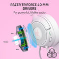 Razer Kraken Kitty V3 X Wired Gaming Headset, Kitty Ears, White