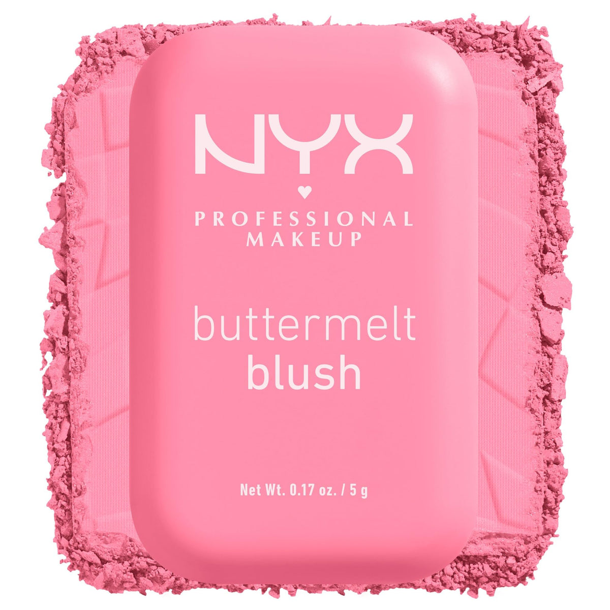 NYX PROFESSIONAL MAKEUP Buttermelt Powder Blush, Fade and Transfer-Resistant Blush, Up to 12HR Make Up Wear, Vegan Formula - U Know Butta