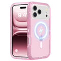 Follaroma Magnetic for iPhone 16 Plus Case, Heavy Duty Phone Cases, Clear