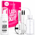 STACY LASH Eyelash Extension Shampoo + Brush / 1.69 fl.oz / 50ml / Korean Makeup Remover/Eyelid Foaming Cleanser/Wash for Extensions & Natural Lashes/Supplies for Professional & Home Use