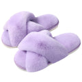 Evshine Memory Foam Fuzzy House Slippers for Women
