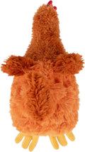 Best Pet Supplies Interactive Squeaky Dog Toy - Crinkle Chicken, Brown | Stuffing Free Body, Soft, Squeaks & Crinkles, No Mess, Perfect for Moderate Chewers, Toss and Fetch Play