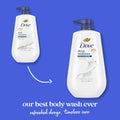Dove 24hr Lotion Body Wash Deep Moisture, 30.6 oz | Moisturizing body wash with MicroMoisture technology for 24-hour hydration and lotion-soft skin