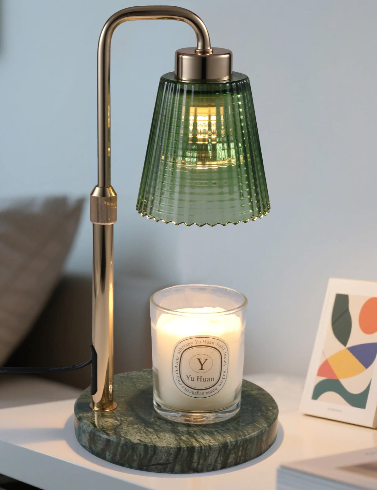 GODONLIF Candle Warmer Lamp with Timer, Birthday Gifts for Women Home Decor | 24h Cycle Timer Dimmable Wax Melt Warmer with 2 Bulbs, Fall Decor for Home Living Room Halloween Decorations Gifts for Mom