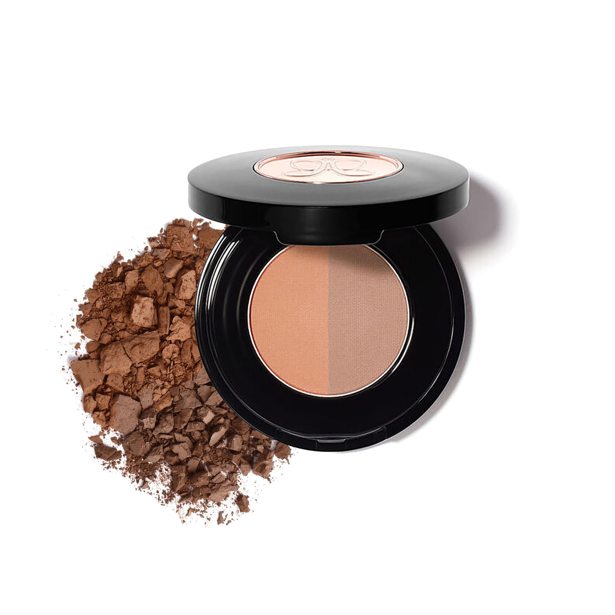 Anastasia Beverly Hills Brow Powder Duo - High-Pigment Compact Brow Powder with Mirrored Travel Case, Blendable Formula for Filling & Shaping Brows