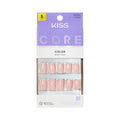 Kiss Core, Press On Nails, Nail glue included, 'Lyrical', White, Short Size, Almond Shape, Includes 32 Nails, 2g Glue, 1 Manicure Stick, 1 Mini File