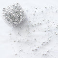 HADDIY Christmas Silvery Tree Beads Garland Decoration,66 Feet Pearl Strands Chain for Christmas Tree Decor,Crafts and Holiday Décor