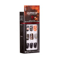 KISS imPRESS Limited Edition Halloween Press-On Nails, Glow-In-The-Dark, PureFit Technology, 'Witchful Thinking’, with Prep Pad, Mini File, Cuticle Stick, & 30 Fake Nails