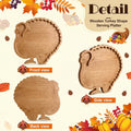 Sliner Turkey Charcuterie Board Wooden Thanksgiving Serving Platter Tray