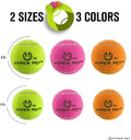 Hyper Pet Mini Extra Small Tennis Balls for Dogs, 1.75 Inch, 4 Pack, Green | Safe interactive playthings for exercise and training, works with the K9 Kannon launcher, keeps little pups active daily