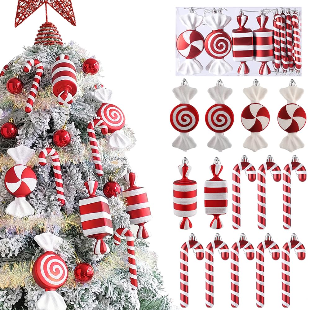 3 Pcs Gingerbread House Ornaments for Christmas Tree Decorations