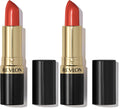 REVLON Super Lustrous Lipstick Gift Set, 5-Piece | 5-piece lipstick gift set. Creamy formula for soft, fuller-looking lips with a moisturized feel.