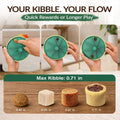 XL Rolling Dog Treat Dispenser Toys Wobble Giggle Ball, Slow Feeder