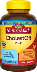 Nature Made CholestOff Plus, 100 Softgels | Dietary Supplement for Heart Health Support, 25 Day Supply