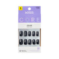 Kiss Core, Press On Nails, Nail glue included, 'Lyrical', White, Short Size, Almond Shape, Includes 32 Nails, 2g Glue, 1 Manicure Stick, 1 Mini File