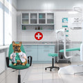 NACOCO Halloween Dog Doctor Costume - Pet Dentist Clothes Cat Funny Uniform Green Outfit Apparel Adjustable for Small Medium and Large Dogs(Green Dentist, S)