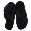 Evshine Memory Foam Fuzzy House Slippers for Women