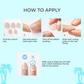 Kiss Impress No Glue Mani Press On Nails, Color, 'Melting', Pink, Short Size, Squoval Shape, Includes 30 Nails, Prep Pad, Instructions Sheet, 1 Manicure Stick, 1 Mini File