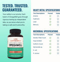 Live Conscious OmegaWell Omega 3 Fish Oil - 2000mg Capsules: Heart, Brain, & Joint Support - 800 mg EPA 600 mg DHA - Sustainably Sourced - Softgels - 30 Day Supply
