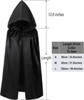 KNELOR Kids Hooded Cloak Robe Halloween Cosutme Cape Fancy Halloween Cosplay Costumes 3 to 16 Years