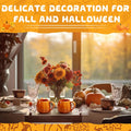 1 Pcs 14 oz Pumpkin Mug Ceramic Coffee Mug Fall Halloween Thanksgiving Autumn Pumpkin Shape Cup with Handle for Halloween Party Decoration