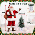 3 Ft Pre-Lit Christmas Tree, Artificial Christmas Tree with Base, Xmas Tree with Timer, Christmas Decoration for Home, Office, Easy Assembly