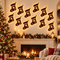 LED Reindeer Wall Decorations,3D Wooden Christmas Lighting Decor