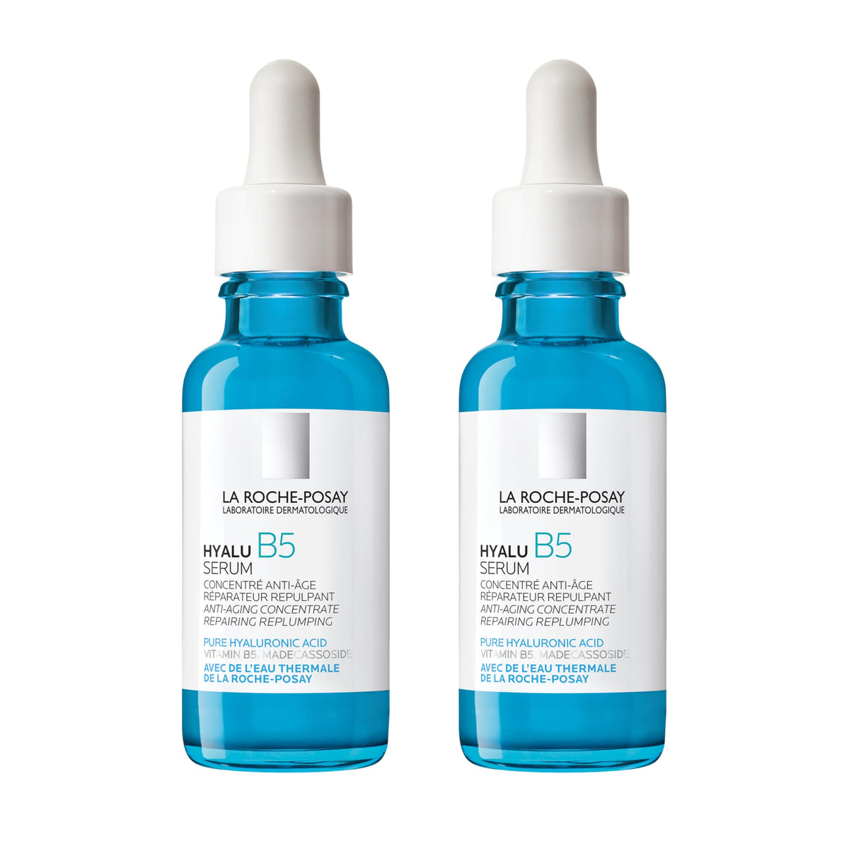 La Roche-Posay Hyalu B5 Pure Hyaluronic Acid Serum for Face, with Vitamin B5, Anti-Aging Serum for Fine Lines and Wrinkles, Plumps and Repairs Dry Skin, Safe on Sensitive Skin