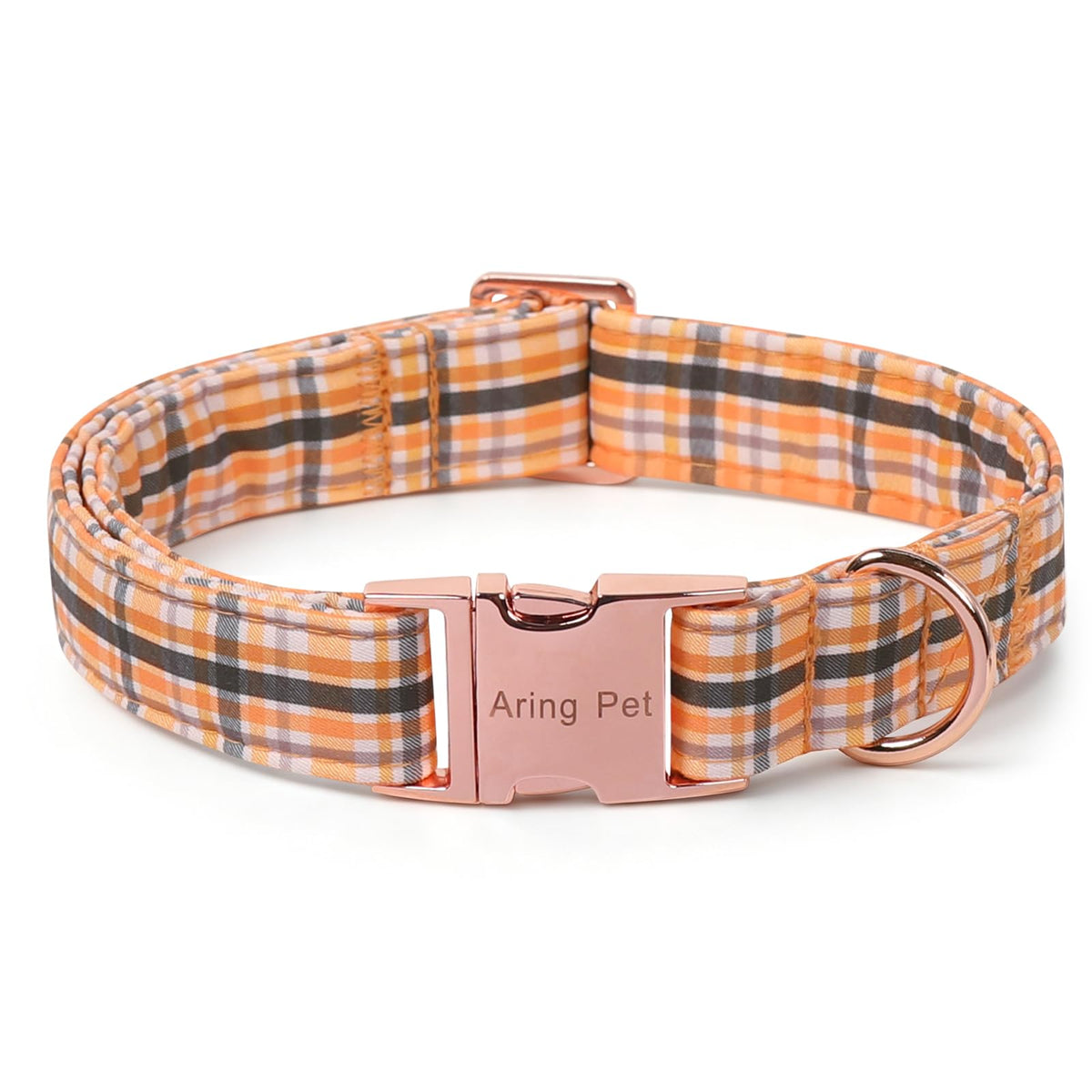 ARING PET Fall Dog Collar-Cotton Maple Leaves Dog Collar for Small Dogs, Adjustable Lightweight Dog Collars with Quick Release Buckle for Small Medium Large Dogs