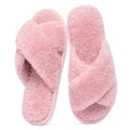 Evshine Memory Foam Fuzzy House Slippers for Women