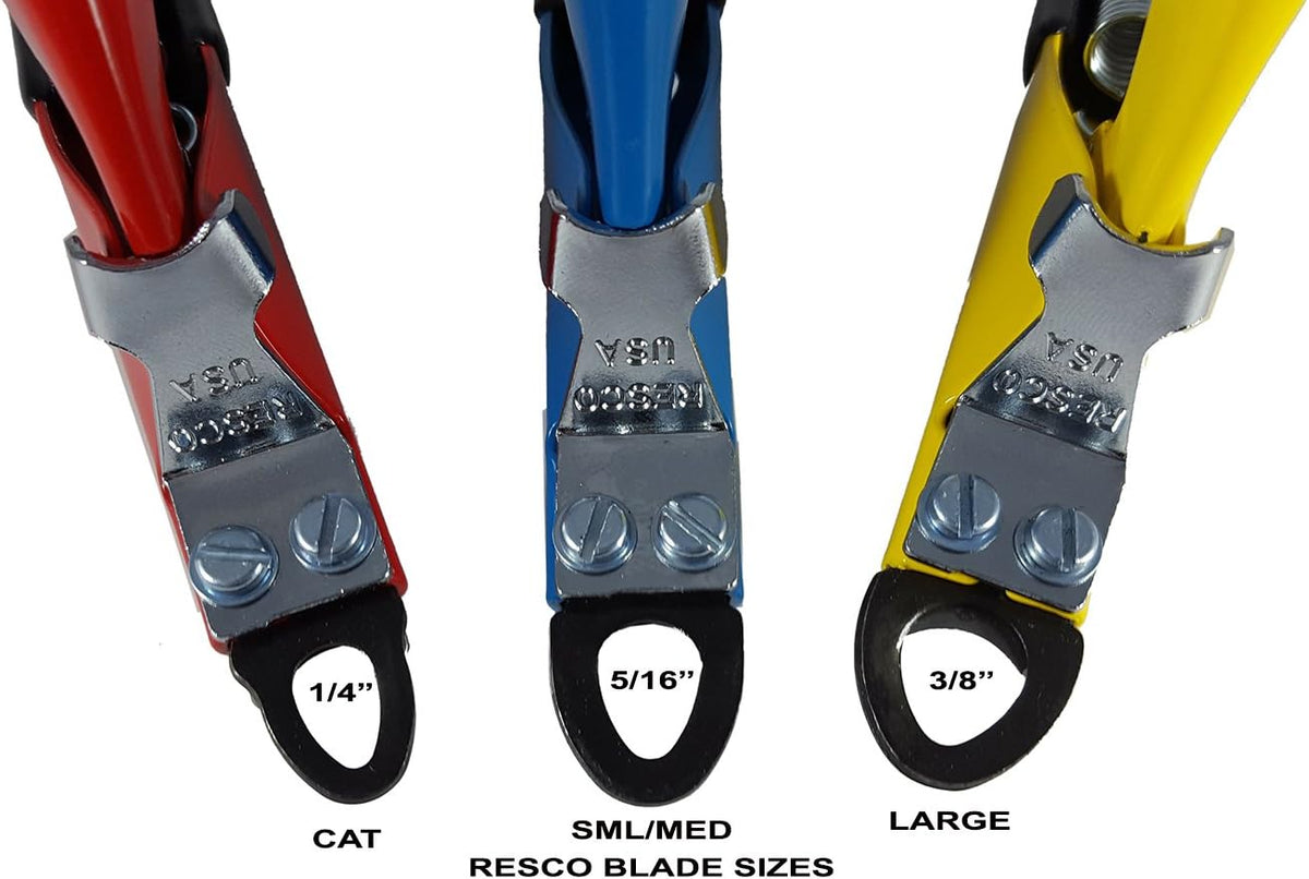 Resco Original Cat Nail Clippers – USA-Made Professional Feline Claw Trimmer, Heavy Duty Steel – Red