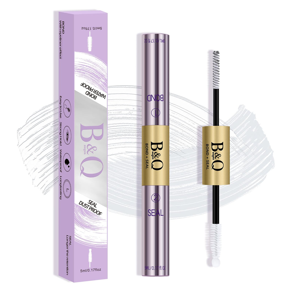 B&Q Eyelash Applicator Tool 3 PCS Lash Applicator Tool Kit Lash Tweezers for Eyelash Extensions Application Tool and Removal （Purple,3 PCS）
