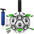 6 Inch Dog Soccer Ball with Straps, Herding Balls, Toy for Tug