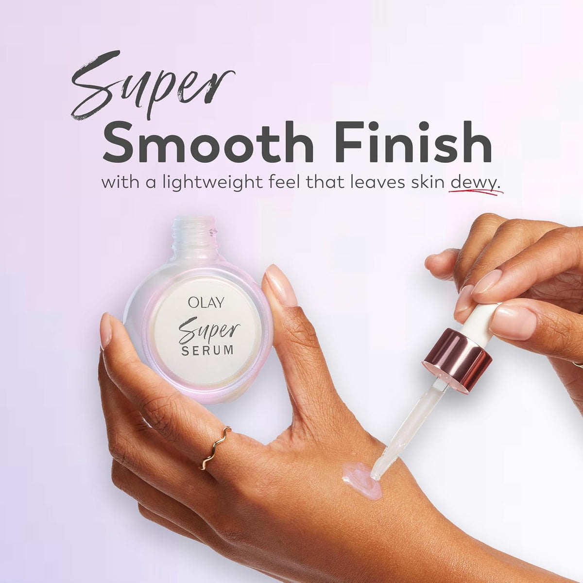Olay Super Serum - Glow Serum for Face - Activated Niacinamide, Vitamin C & E, Collagen Peptide, AHA - 5-in-1 Benefits - Brightens, Hydrates, Smooths, Firms, Evens Tone, Proactive Anti-Aging, 1.0 Oz