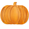 Sliner Pumpkin Charcuterie Board Wooden Fall Serving Platter Tray Dishes