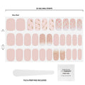 Dashing Diva Gloss Nail Strips - Crystal Clear - UV Free, Chip Resistant, Long Lasting Gel Stickers - Contains 32 Wraps, 1 Prep Pad, 1 File