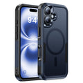 Magnetic for iPhone 16 Case Rugged Dual-Layer Shockproof Black