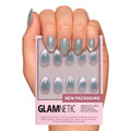 Glamnetic Press On Nails - Short Round, Glossy Fake Nails 30 Pc Full Kit | Neutral press on nails, 12 sizes. Everyday glue-on set. Waterproof, chip-resistant, up to 2 weeks wear