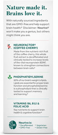 NEURIVA Plus Brain Supplements for Memory and Focus, Clinically Tested Nootropics Neurofactor and Phosphatidylserine, with Vitamin B12, Vitamin B6 and Folic Acid, 30 Count Capsules