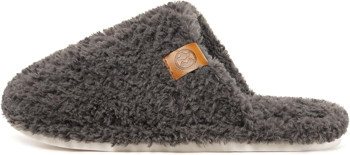 Men's Cozy Slippers Warm Fuzzy Slip On House Slippers | Memory Foam,Anti-slip,Lightweight