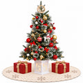 3 Ft Pre-Lit Christmas Tree, Artificial Christmas Tree with Base, Xmas Tree with Timer, Christmas Decoration for Home, Office, Easy Assembly