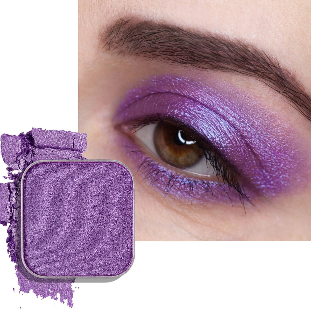 Chameleon Duochrome Eyeshadow, Mauve Taupe with Blue-Green Shift