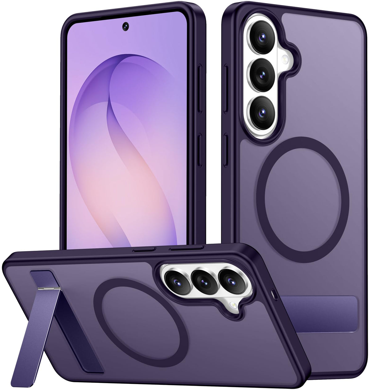 SPIDERCASE for Samsung Galaxy S26 Ultra Case,Built-in Stand,Clear