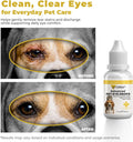 Dog and Cat Eye Care Solution for Dog & Cat – Vet Recommended Eye Cleaner, Helps Remove Eye Discharge & Tear Stains, Supports Eye Hygiene, Gentle Daily Use Eye Wash - 1 Oz 30 Ml