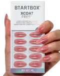 BTArtbox Press On Nails, Cream Puff, Short Almond, Ombre Off White, 32Ct | 2+ Weeks Wear, Salon-Quality Natural Nails, 10-Minute Easy Daily Application, Fast Removal, 16 Sizes, All-in-One Complete Kit