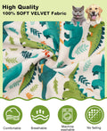 CuteBone Dinosaur Costume Dog Pajamas, Stretchy Spandex Crystal Velvet Sleepwear Coat for Small Dogs, Soft & Warm Pet Outfit Clothes for Cold Weather, Cozy Pullover Design COSP05XXL