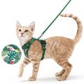 rabbitgoo Cat Harness and Leash Set, Escape Proof Vest, Black | Soft Breathable Mesh, Easy Adjustable Fit, Snap Buckles, Sturdy Clip, Reflective Strips, for Small & Average Cats Walks, Xs