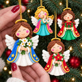 18Pcs Colorful Angel Christmas Ornaments